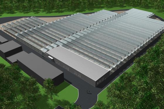 CGI bird's eye view of the new nursery