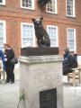 Statue of Dr Johnson's Cat Hodge, Gough Square, April 2011. Photo: W McDougall Statue of Dr Johnson's Cat Hodge, Gough Square, April 2011. Photo: W McDougall